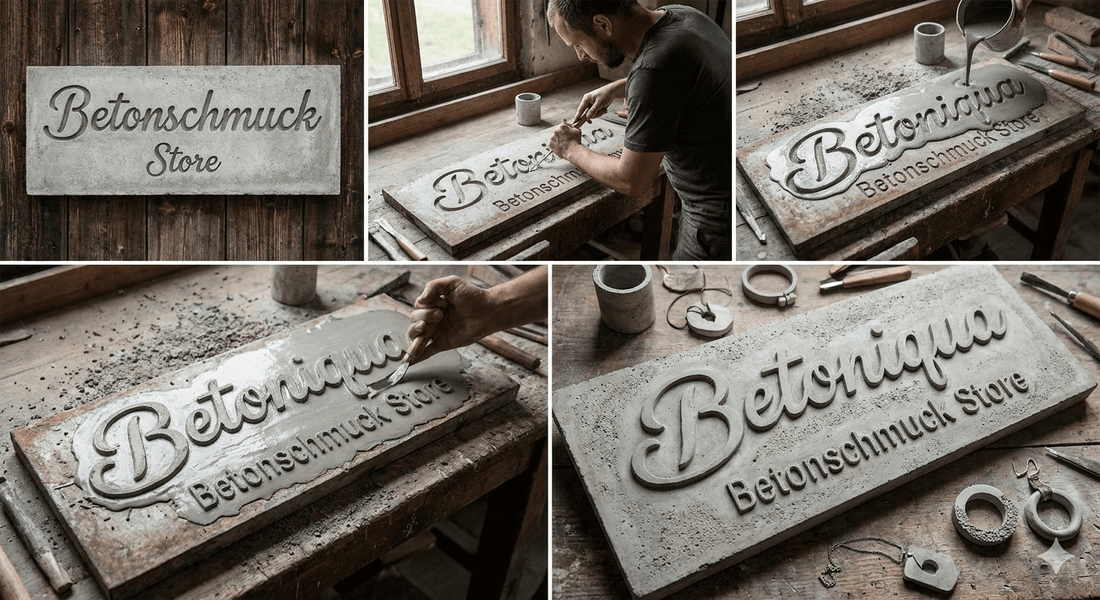 Ein neues Kapitel für Beton-Unikate: Willkommen bei Betoniqua - Betoniqua-Betonschmuck Store