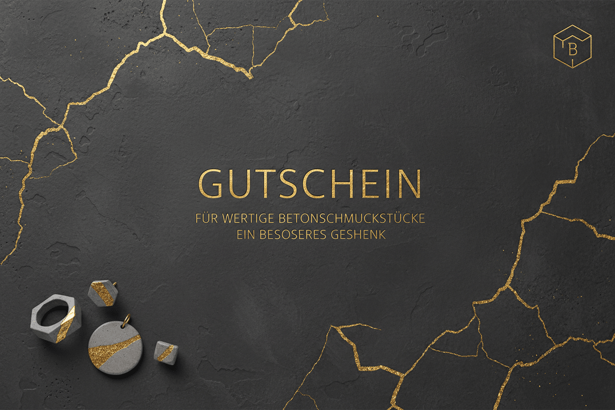 Gutscheine - Betoniqua - Betonschmuck Store - Steffen Ehrhardt Design